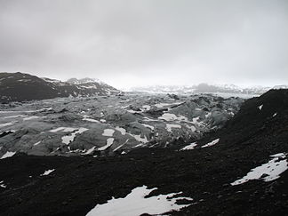Solheimajökull, ein Talgletscher des Mýrdalsjökull