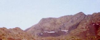 Die Punta del Sabre (3.138 m) und der Pic Schrader #