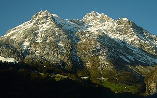 Spitzen Horen und Hoch Geissberg von Nordosten