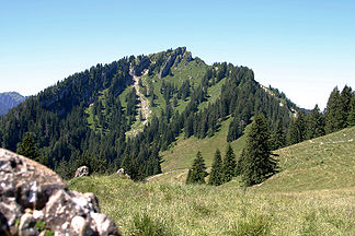 Steineberg vom Bärenköpfle (1463 m) aus gesehen
