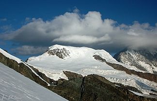 Der Alphubel, gesehen vom Allalinhorn
