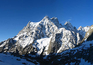 Nordwand des Mont Pevoux