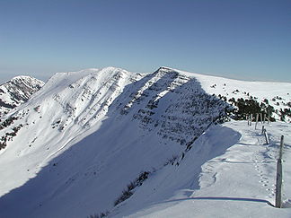 Im Februar 2005 von Südwesten nahe Fürstein