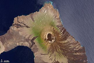 NASA-Bild des Vulkans Wolf