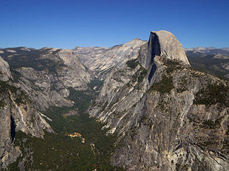 Half Dome vom Yosemite Valley