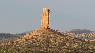 Fingerklippe von der Vingerklip-Lodge aus gesehen