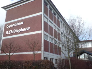 Gymnasium St. Christophorus - Neubau und Haupteingang