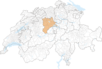 Lage Kanton Luzern