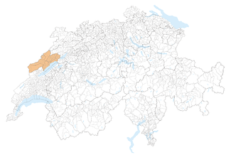 Lage Republik und Kanton Neuenburg