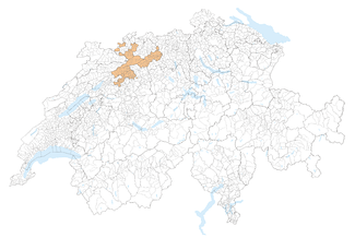 Lage Kanton Solothurn