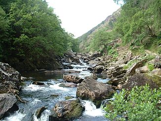 Der Afon Glaslyn im Aberglaslyn-Pass