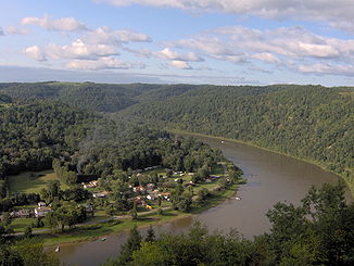Allegheny River bei East Brady in Pennsylvania