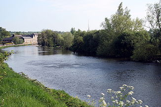 Der River Barrow bei Muinebeag im County Carlow