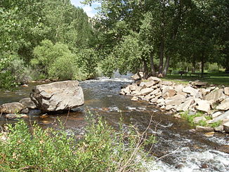 Der Big Thompson River im Viestenz-Smith Park