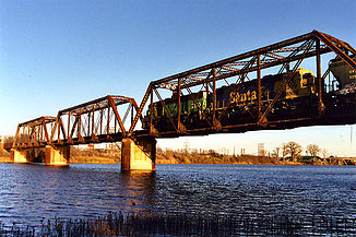 Brücke über den Brazos bei Waco