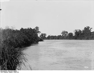 Der Ruvu (Kingani) zwischen 1906 und 1918 bei Bagamojo