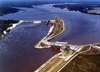 Millers Ferry Lock and Dam am Alabama River