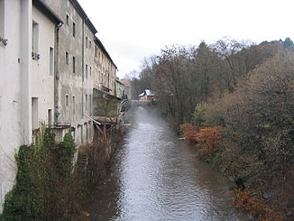 Der Fluss in Cusset