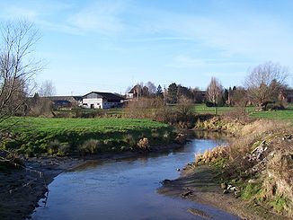 Der Fluss in Montchaux-sur-Écaillon