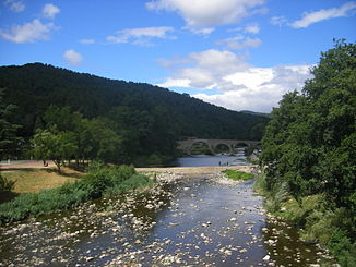 Der Fluss bei Saint-Jean-du-Gard