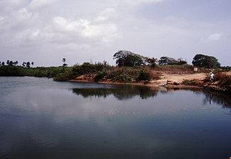 Lagune des Tanji im Juli