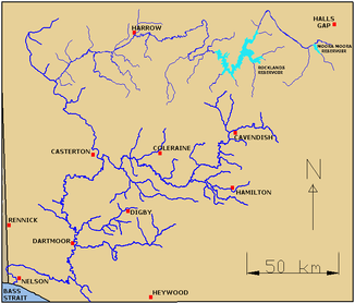 Einzugsgebiet des Glenelg River und Wannon River