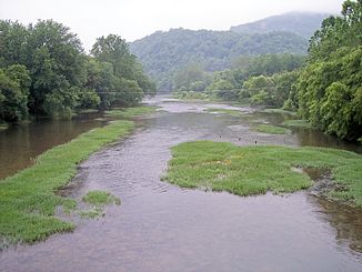 Greenbrier River bei Marlinton, West Virginia