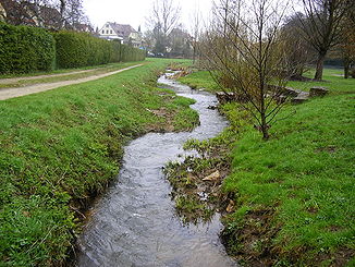 Gründlach durchfließt Heroldsberg