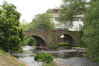 Der Elbbach unter der Steinernen Brücke in Hadamar