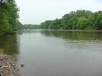 Iowa River nahe Marshalltown