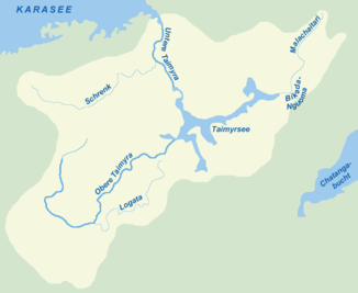 Einzugsgebiet der Taimyra