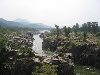 Oberlauf der Kaveri nahe der Grenze zwischen Karnataka und Tamil Nadu