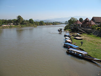 Der Maenam Kok im Amphoe Mae Ai, Provinz Chiang Mai
