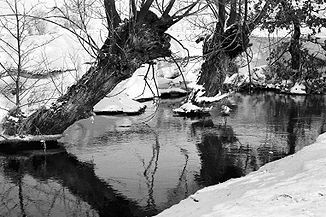 Karthane bei Glöwen im Winter 1954