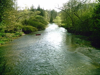 Der Fluss bei Nurieux-Volognat