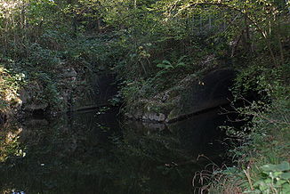 Der Fluss in La Bâtie-Montgascon