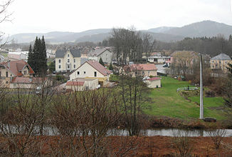 Der Fluss in Laveline-devant-Bruyères