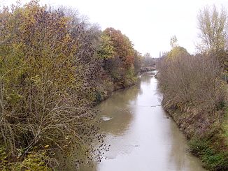 Der Fluss in Fonbeauzard