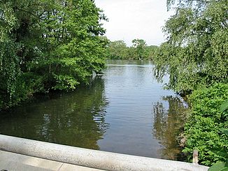 Mündung der Mauldre in die Seine