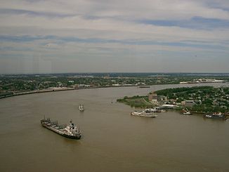 Der Mississippi bei New Orleans