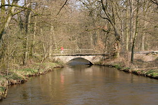 Flusslauf der Luhe in Oldendorf (Luhe)