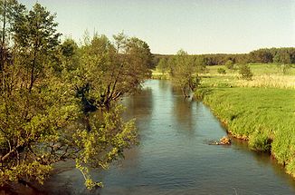 Flusslauf der Lupow