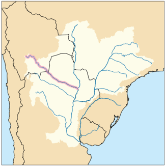 Pilcomayo im Einzugsgebiet des Rio Parana