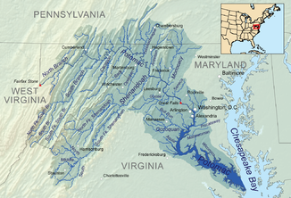 Das Einzugsgebiet des Potomacs umfasst vier Bundesstaaten und Washington, D.C.