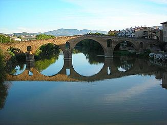 Alte Brücke über den Arga bei Puente la Reina