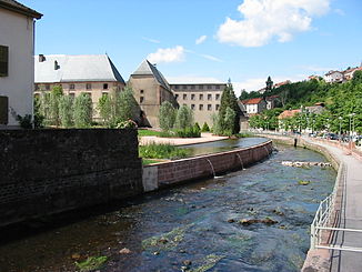 Der Fluss in Moyenmoutier