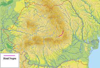 Der Râul Negru in Rumänien