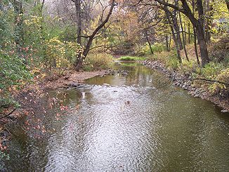 Rice Creek in Fridley, Minnesota