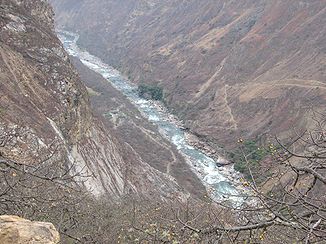 Río Apurímac in den Anden