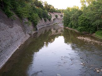 Der Rocky River im Cleveland Metropark.